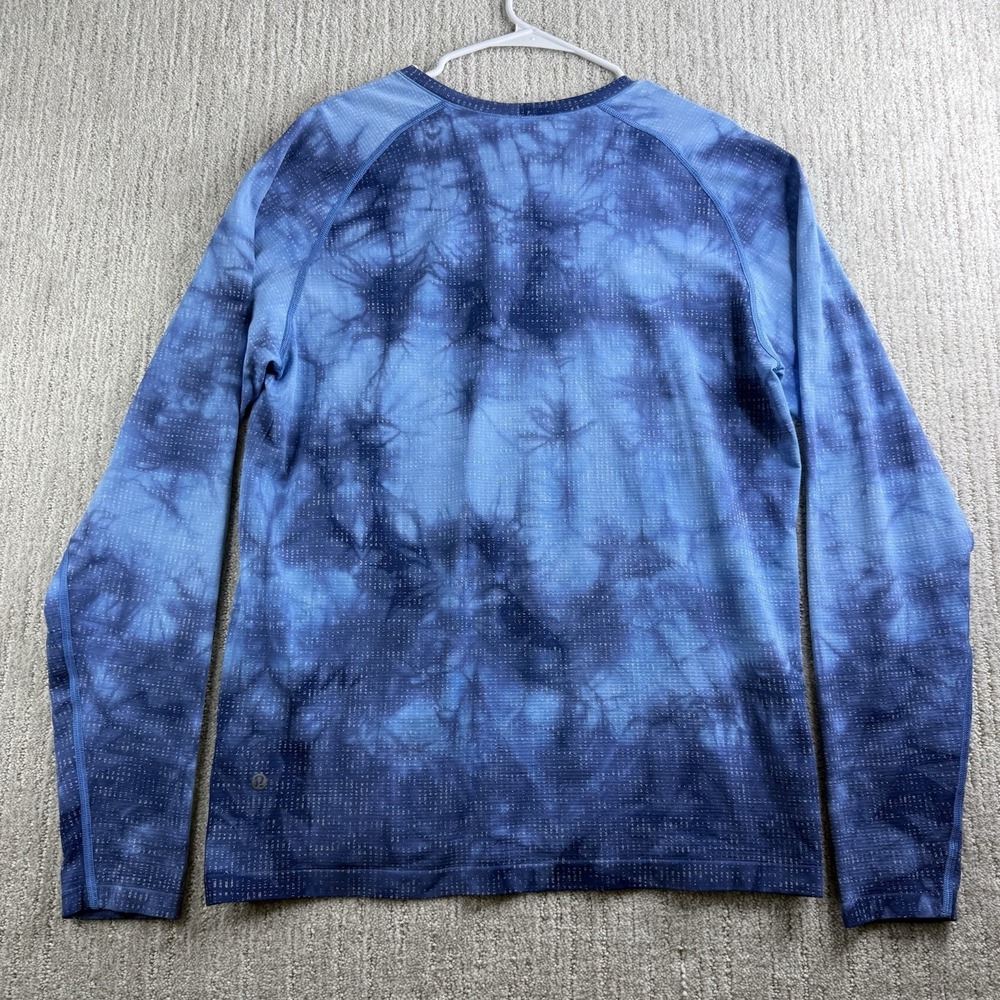 Lululemon Metal Vent Tech Long Sleeve Shirt 2.0 Men's Size XL Blue Marble - Picture 5 of 8